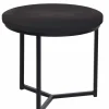 ACAZIA IRON STEEL KOT-62B RUOKAPÖYTÄ 140x90 CM METALLIJALOILLA MUSTA/MUSTA