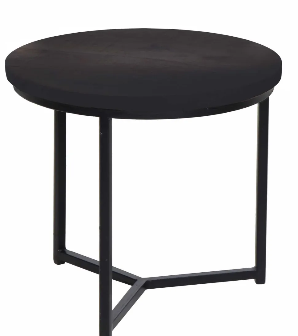 ACAZIA IRON STEEL KOT-62B RUOKAPÖYTÄ 140x90 CM METALLIJALOILLA MUSTA/MUSTA