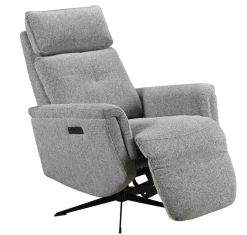APOLLO RECLINER TUOLI SÄHKÖSÄÄDÖILLÄ HARMAA KANGAS
