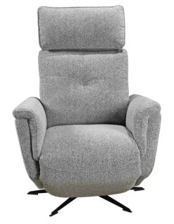 APOLLO RECLINER TUOLI SÄHKÖSÄÄDÖILLÄ HARMAA KANGAS