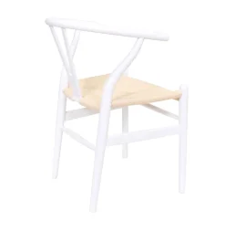 ARMI PYÖREÄ PÖYTÄ 110 CM + 4 WENDY TUOLIA VALKEANA
