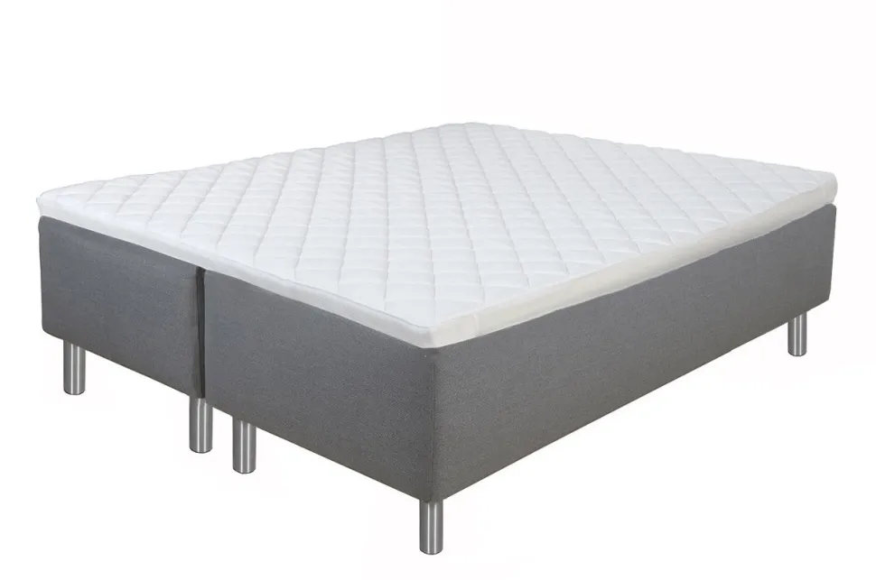 ATLAS PLUS RUNKOPATJASETTI 7 CM LUX PETAUSPATJALLA, 160-180 CM, VÄRI FAME VAALEAHARMAA