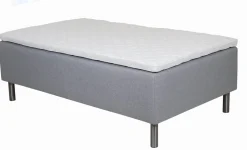 ATLAS-PLUS 90X200 CM RUNKOPATJASETTI 7CM LUX PETAUSPATJALLA, VÄRI FAME VAALEAHARMAA