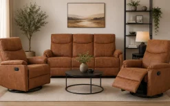 BELFAST 3+1+1 ISTUTTAVAT RECLINER SOHVAT PRESTON ANTIIKKIKANGAS