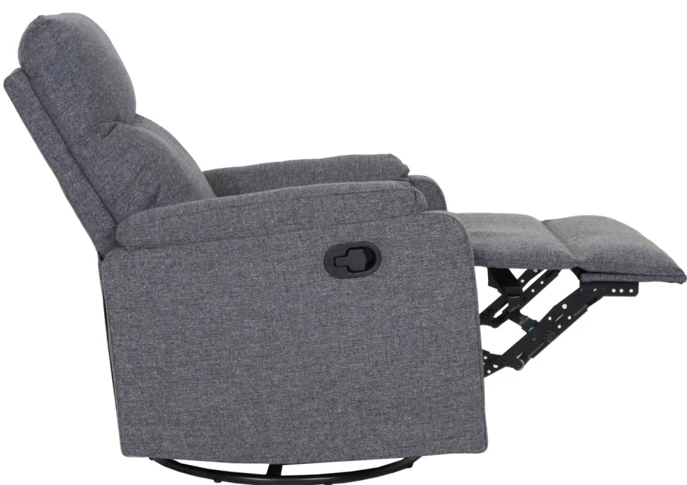 Belfast recliner tuoli, tummanharmaa Hygge kangas