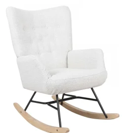 Bella keinutuoli beige kangas
