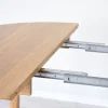 BERGEN JATKETTAVA PYÖREÄ PÖYTÄ, TAMMEA 115 CM +50CM