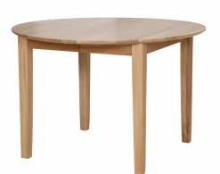 BERGEN JATKETTAVA PYÖREÄ PÖYTÄ, TAMMEA 115 CM +50CM