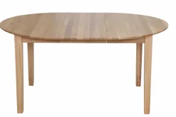 BERGEN PYÖREÄ JATKETTAVA TAMMIPÖYTÄ 115 CM + 4 BUNNY TUOLIA