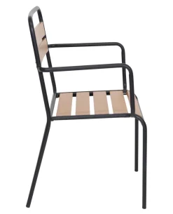 Cafe terassituoli käsinojilla