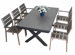 CONCEPT JATKETTAVA RUOKAPÖYTÄ + MILANO ARTWOOD TUOLIT