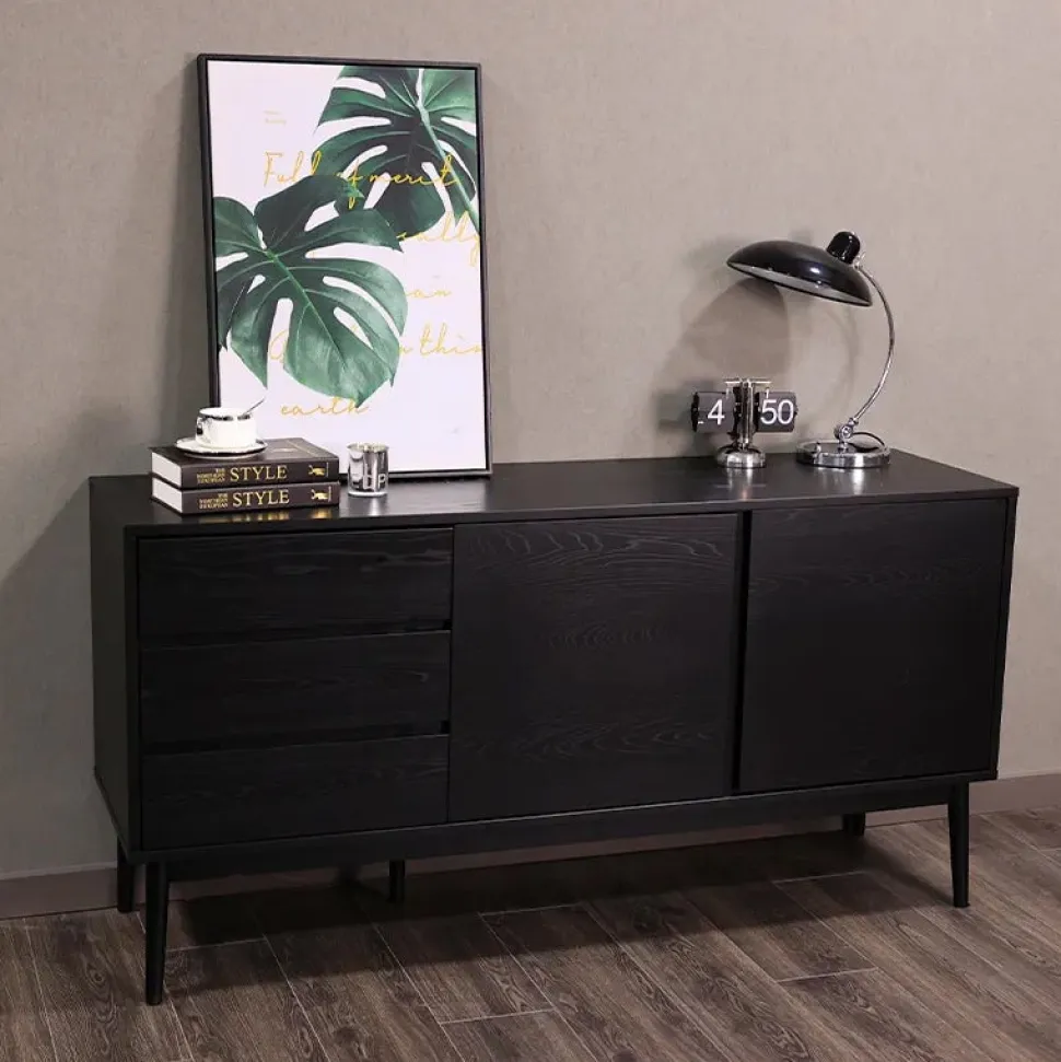 Copenhagen tammi senkki 160 cm, väri musta