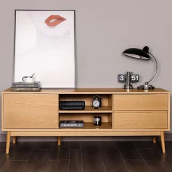 Copenhagen tammi tv-taso 152 cm, luonnonväri tammi