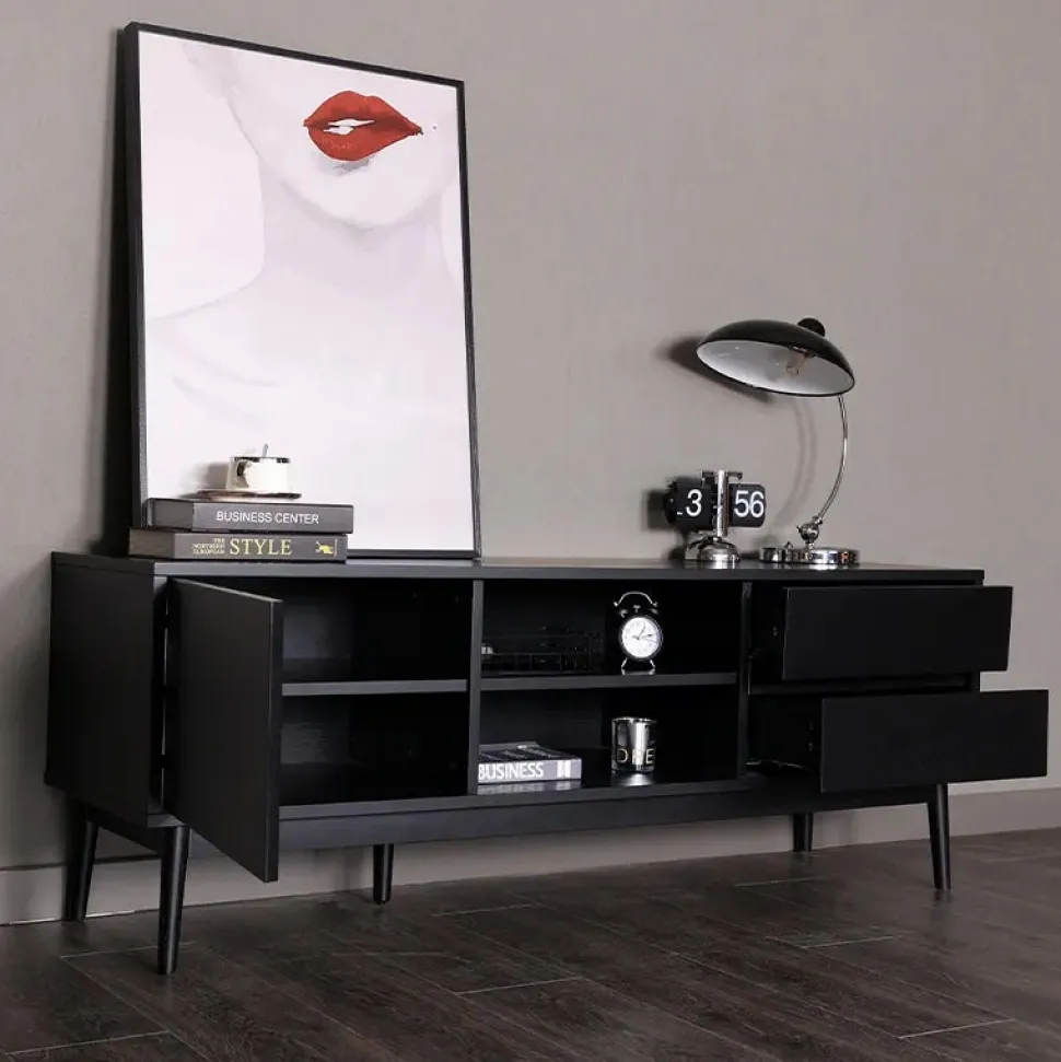 Copenhagen tammi tv-taso 152 cm, väri musta