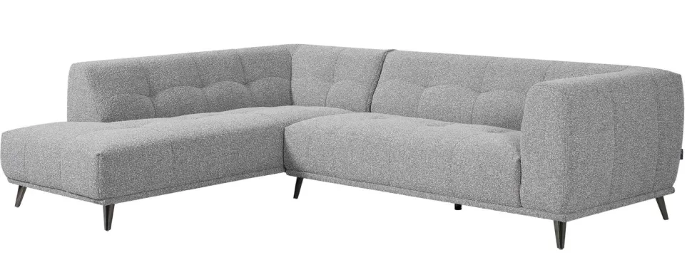 Dacapo divaanikulmasohva kangasverhoiltuna
