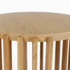 Drum pyöreä tammi sivupöytä 53 cm