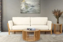 Drum pyöreä tammi sohvapöytä 83 cm