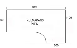 ERGOMASTER TYÖPÖYDÄN KULMA KANSILEVY