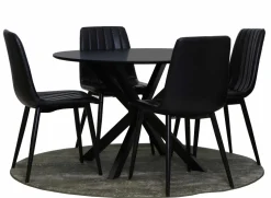 FELIX PYÖREÄ PÖYTÄ 110 CM + 4 STYLE TUOLIA
