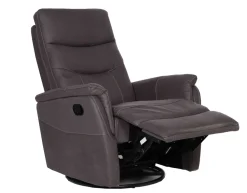 Florida recliner tuoli, vaaleaharmaa kangas
