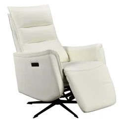 GENESIS NAHKAINEN RECLINER TUOLI SÄHKÖSÄÄDÖILLÄ, ERI VÄREJÄ