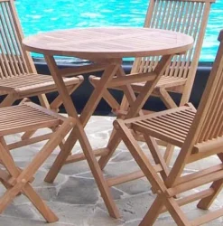 GOLDEN-TEAK PÖYTÄ PYÖREÄ 60 CM