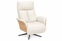 HJORT KNUDSEN 8292 RECLINER TUOLI NAHKAVERHOILTUNA