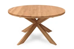 HOLGER Ø120 CM +50 CM JATKETTAVA PYÖREÄ PÖYTÄ, TAMMEA