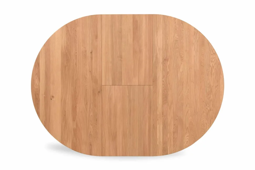 HOLGER Ø120 CM +50 CM JATKETTAVA PYÖREÄ PÖYTÄ, TAMMEA