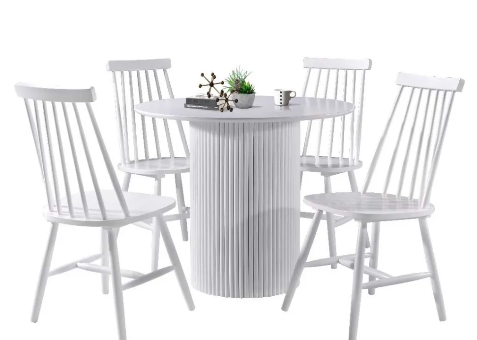 JANETTE PYÖREÄ RUOKAPÖYTÄ 90 CM