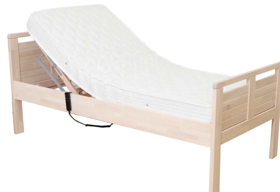KITEE SENIORI SÄNKY 90X200 PHOENIX SÄÄTÖPOHJALLA JA SLEEP WELL VAAHTOMUOVIPATJALLA