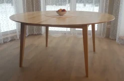 LAURA PYÖREÄ RUOKAPÖYTÄ, KOOT: 110-160 CM