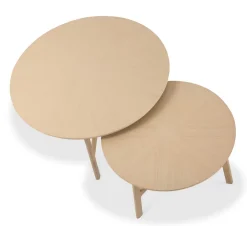 Loft pyöreä saarni sohvapöytä 65 cm