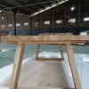 Marcelo Tiikki ruokapöytä 200x100 cm, paksua massiivitiikkiä!