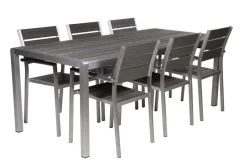 MILANO ARTWOOD PÖYTÄ + 6 MILANO TUOLIA