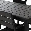 MILANO ARTWOOD PÖYTÄ + 4 MILANO TUOLIA KOKOMUSTA