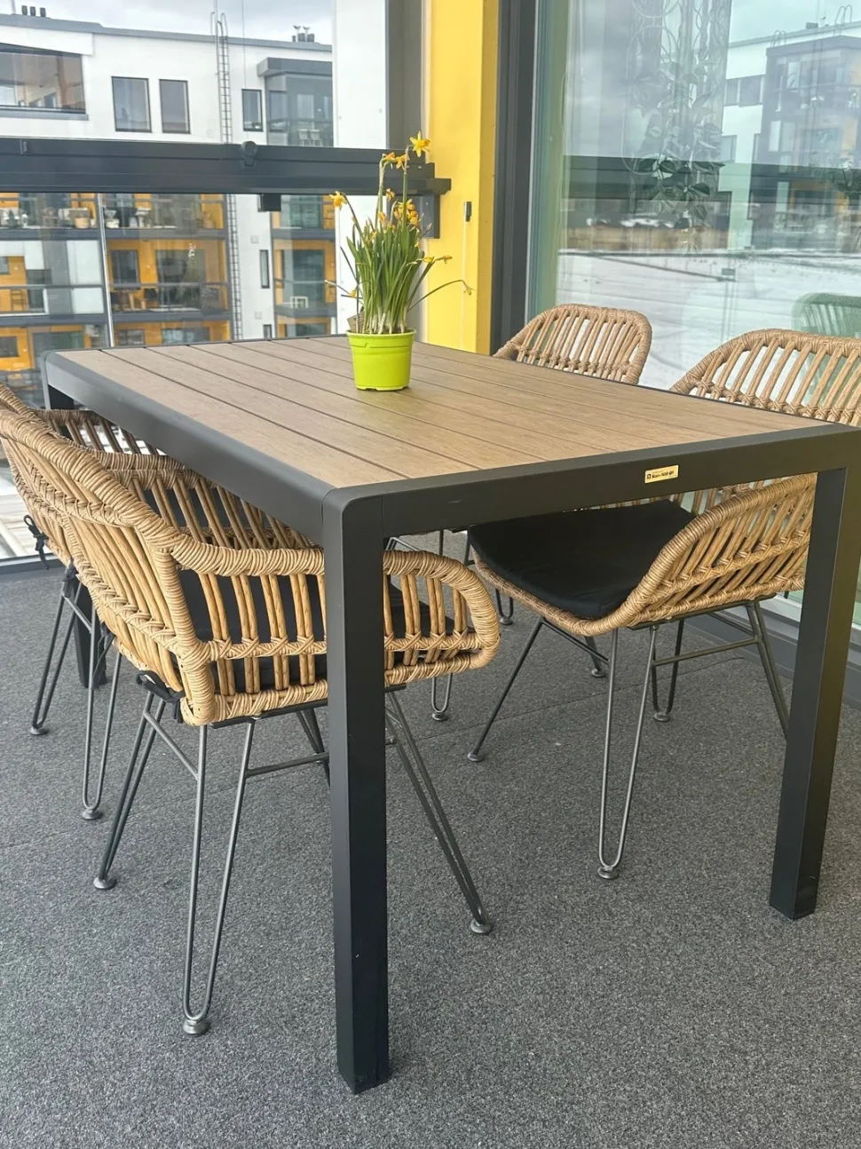 MILANO ARTWOOD TERASSIPÖYTÄ 150x80 CM