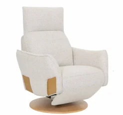 NEBRASKA RECLINER TUOLI SÄHKÖSÄÄDÖILLÄ BEIGE KANGAS
