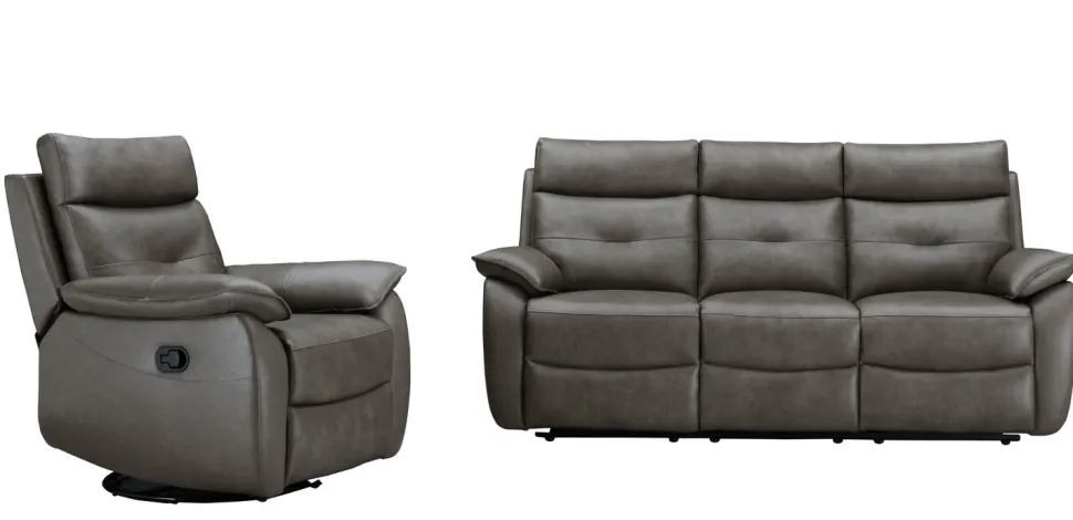 NEW YORK 3+1+1 RECLINER SOHVAKALUSTO AIDOLLA NAHKALLA