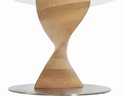 ORIENT PYÖREÄ 120 CM DESIGN RUOKAPÖYTÄ LASIKANNELLA
