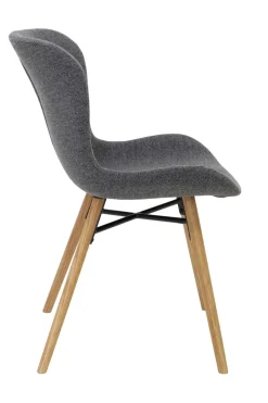 ORIENT PYÖREÄ 120 CM DESIGN RUOKAPÖYTÄ LASIKANNELLA + 4 OREGON TUOLIA