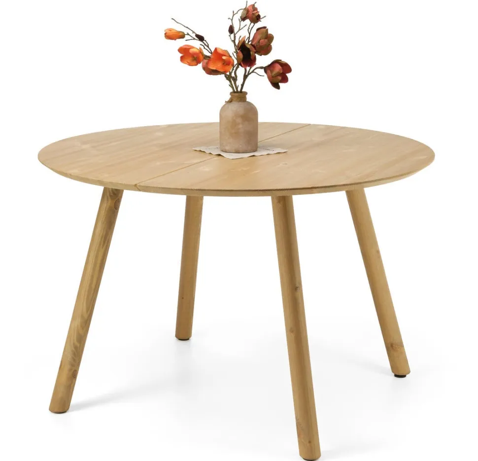 PALMA PYÖREÄ MÄNTY LANKKUPÖYTÄ 115 CM
