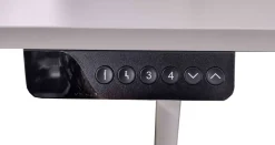 POWER SÄHKÖPÖYTÄ VALKOINEN 120X60 CM KANNELLA
