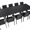 QUATTRO JATKETTAVA 300/200X110CM CM PUUTARHAPÖYTÄ