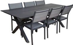 RANCHO ARTWOOD PÖYTÄ 220X100 CM + CANTINA TUOLIT