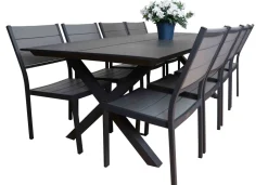 RANCHO ARTWOOD PÖYTÄ 220X100 CM + CANTINA TUOLIT