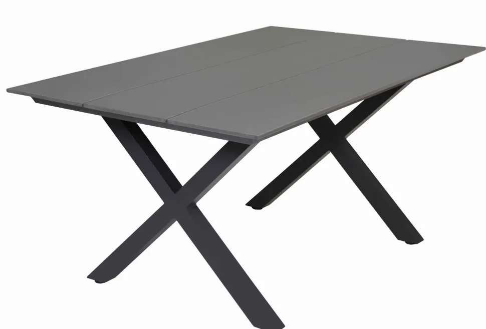 RANCHO ARTWOOD PÖYTÄ 220X100 CM + 6 QUATTRO TEXTILENE TUOLIA