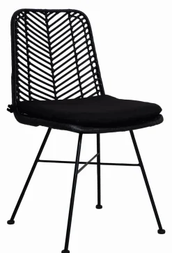 RIBBON PYÖREÄ TAMMI RUOKAPÖYTÄ 120 CM + 4 NEW YORK ROTTINKITUOLIA PEHMUSTEILLA
