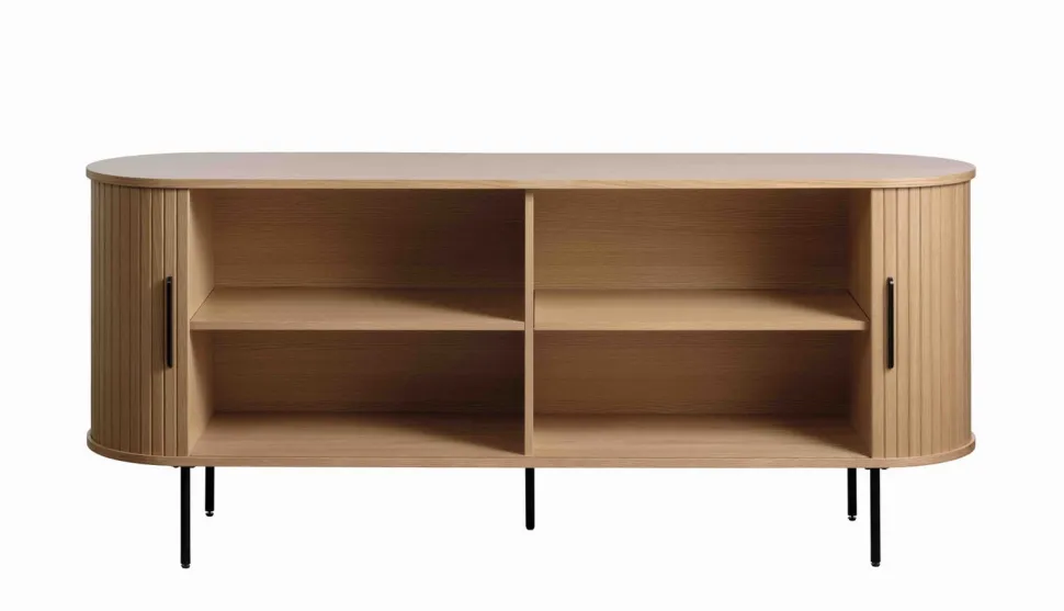 Ribbon senkki liukuovilla 180 cm luonnonväri tammi