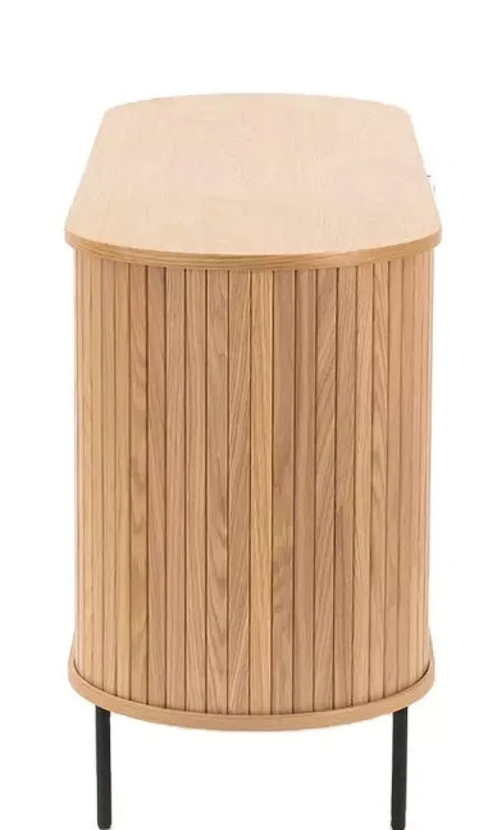 Ribbon senkki liukuovilla 140 cm luonnonväri tammi